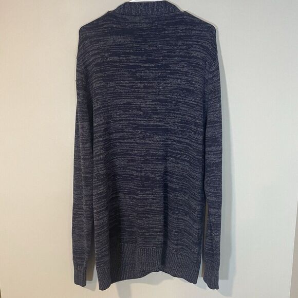 URBAN PIPELINE Men’s Size XL Navy Blue Cardigan Sweater Pockets Grandpa Hipster - Picture 8 of 9